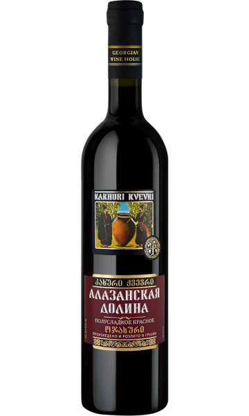 Вино столовое "Алазанская Долина" серия Kakhuri Qvevri кр. п/сл 10,5-12% 0,7л