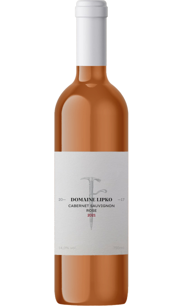 Каберне Совиньон Розе. Домен Липко 0,75 2021 (DOMAINE LIPKO - ДОМЕН ЛИПКО), роз. полусух.