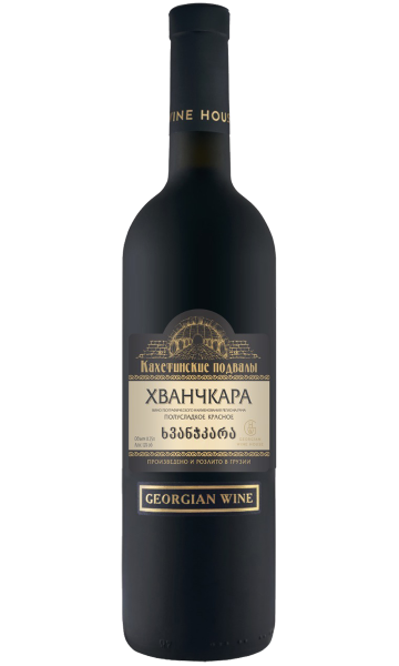 Вино геогр.наим. региона Рача "Хванчкара" кр. п/сл.12% 0,75л мат. бутылка