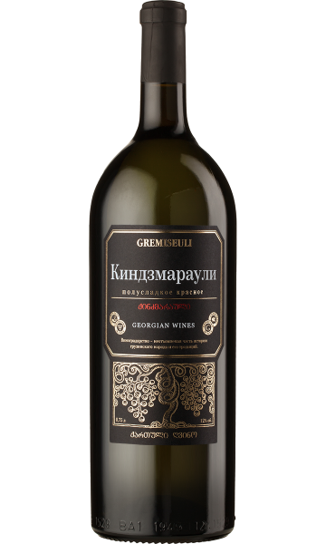 Вино ординарное сортовое "Киндзмараули" кр. п/сл.12% 1,5л серия Gremiseuli